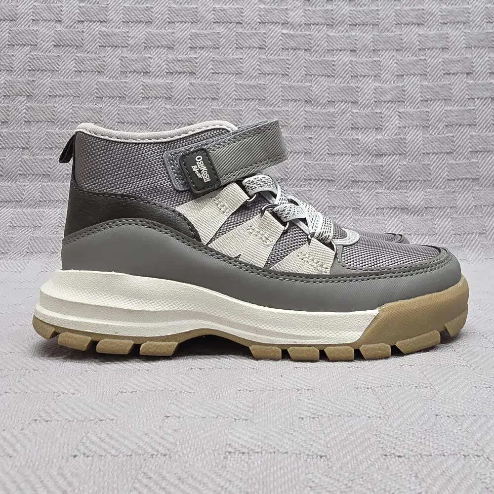 OshKosh B'gosh TAO-B Gray Kids Size 13M Sneaker Casual Mesh Unisex OF24911H